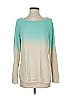 Belle By Kim Gravel Teal Pullover Sweater Size S - photo 1