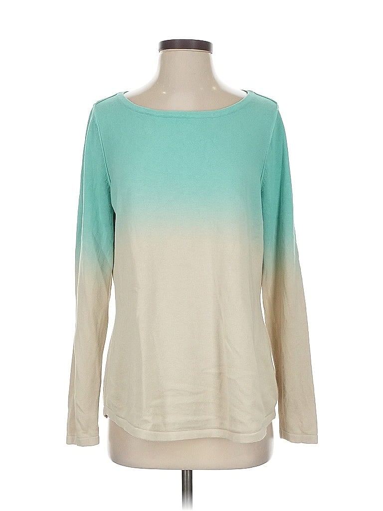 Belle By Kim Gravel Teal Pullover Sweater Size S - photo 1