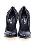 Chanel 100% Leather Blue Heels Size EU 40 - photo 2