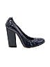 Chanel 100% Leather Blue Heels Size EU 40 - photo 1