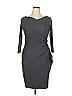 Alex Evenings Gray Cocktail Dress Size 16 - photo 1