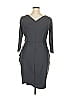 Alex Evenings Gray Cocktail Dress Size 16 - photo 3