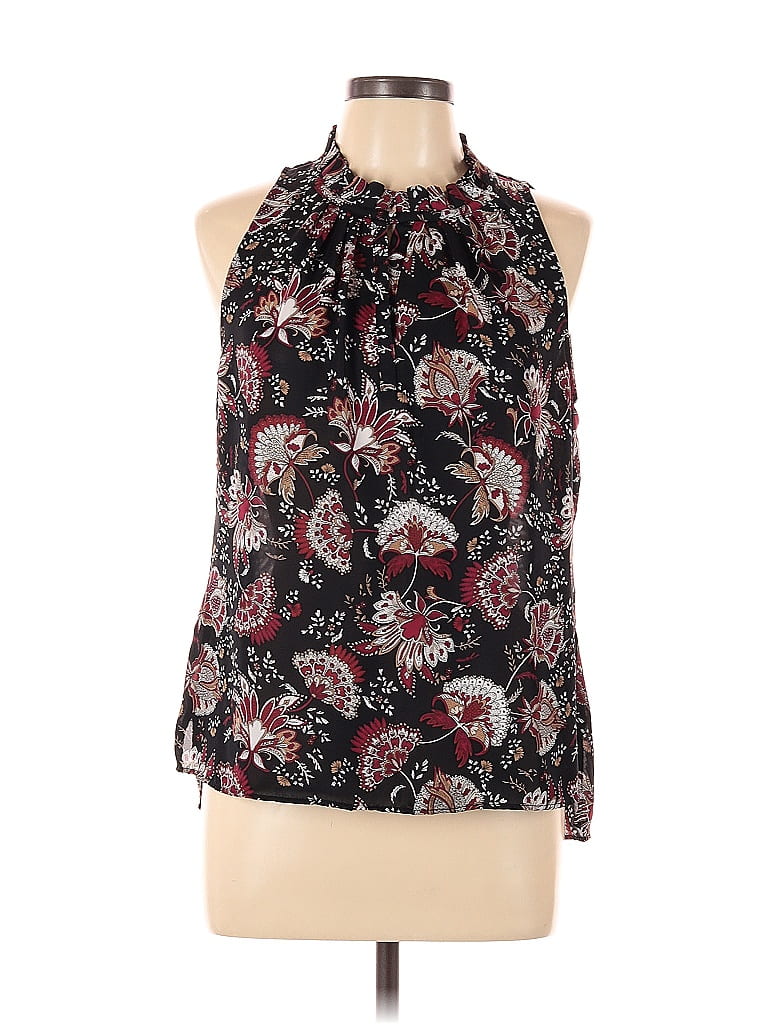 Pre-owned Laundry By Shelli Segal Sleeveless Blouse In Black