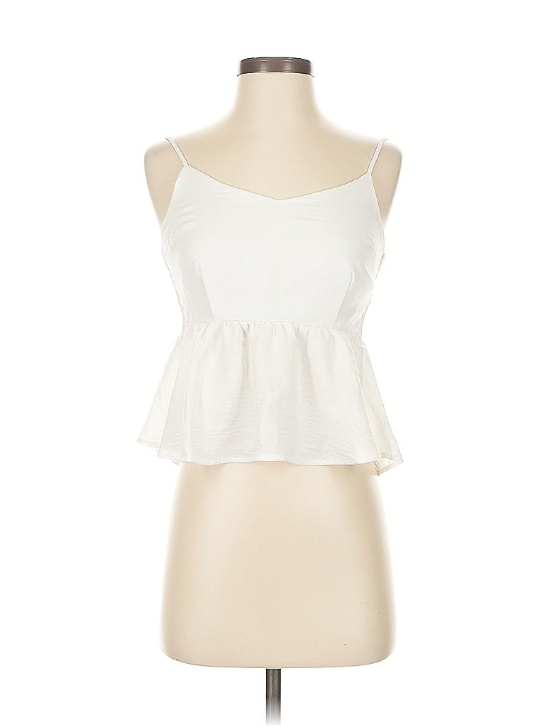 MONTEAU Pre-owned Sleeveless Blouse In White