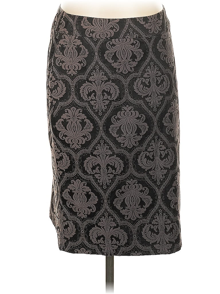 Pre-owned White House Black Market Formal Skirt In Gray