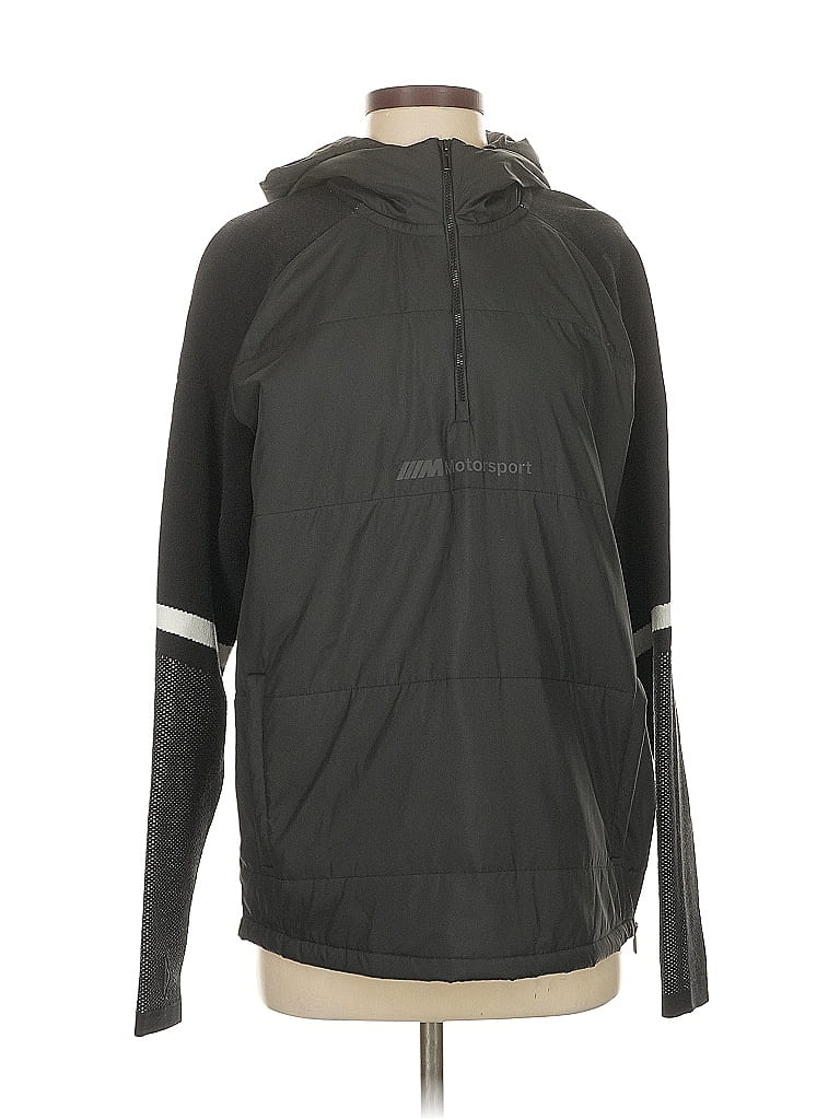 Pre-owned Puma Windbreaker Jacket In Black