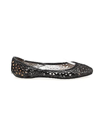 Jimmy Choo Metallic Leather Lasercut Flats (view 1)