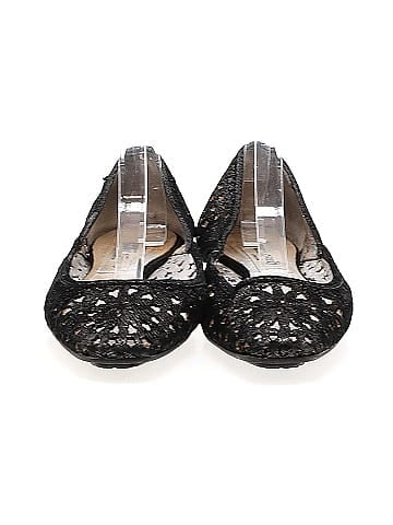 Jimmy Choo Metallic Leather Lasercut Flats (view 2)