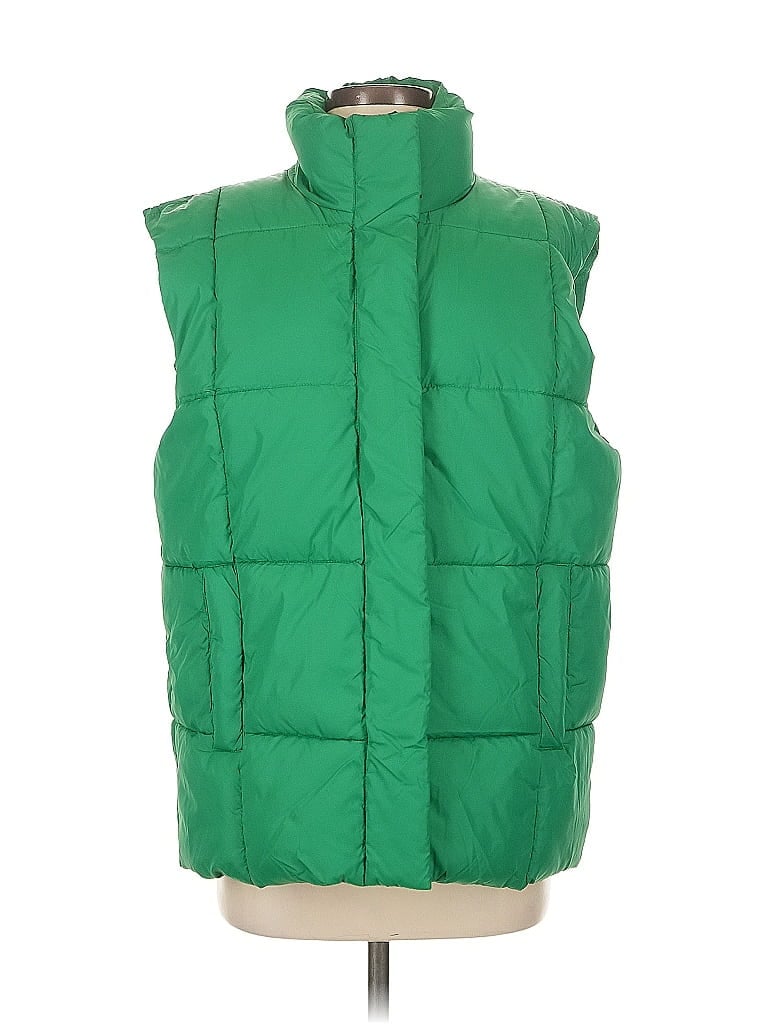Pre-owned Asos Design Vest In Green