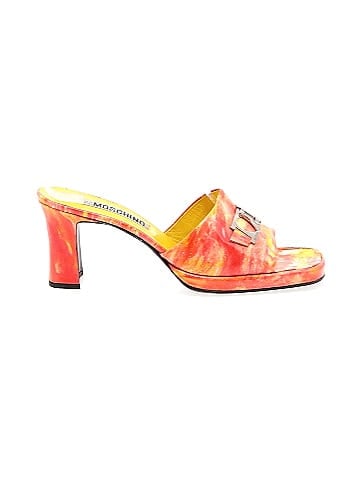 Moschino Marble Slide Sandals (view 1)