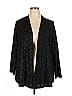 JM Collection Black Cardigan Size 2X - photo 1