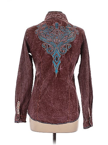 Cowgirl Up Long Sleeve Blouse (view 2)