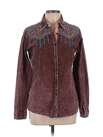 Cowgirl Up Long Sleeve Blouse (view 1)