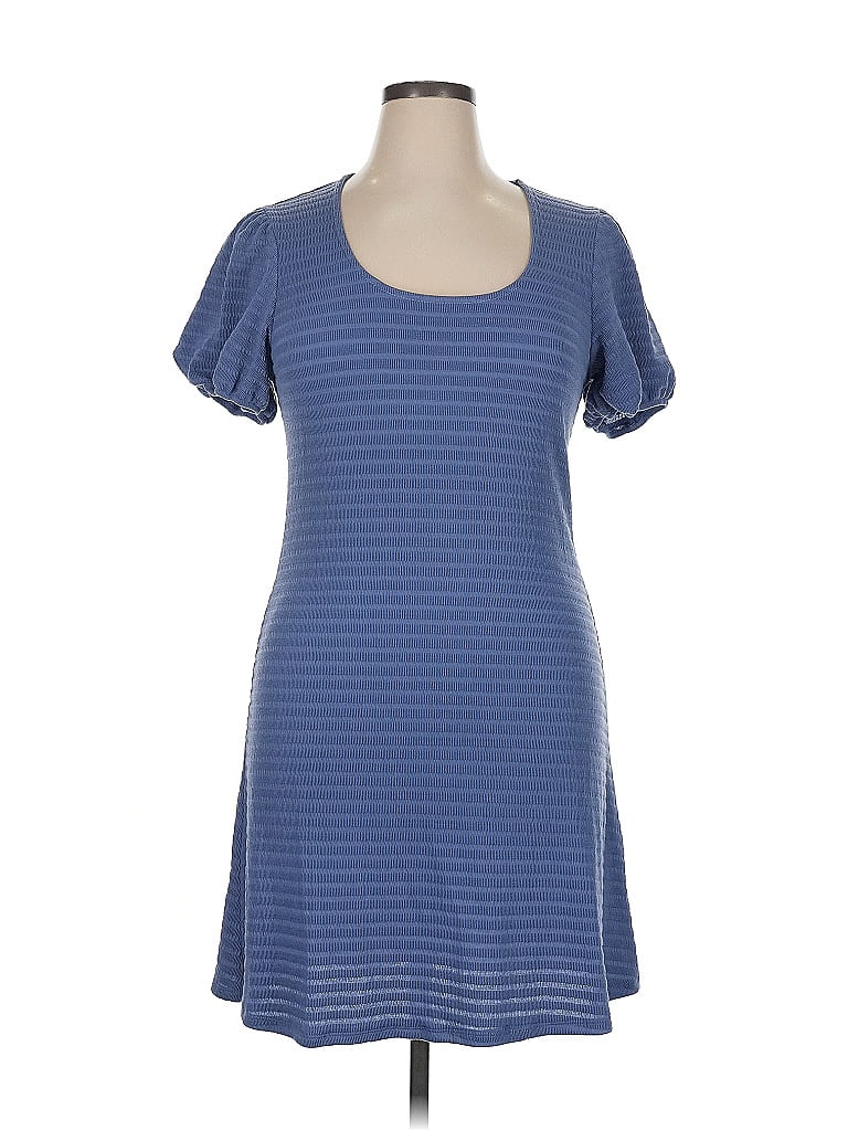 Planet Gold Casual Dress In Blue