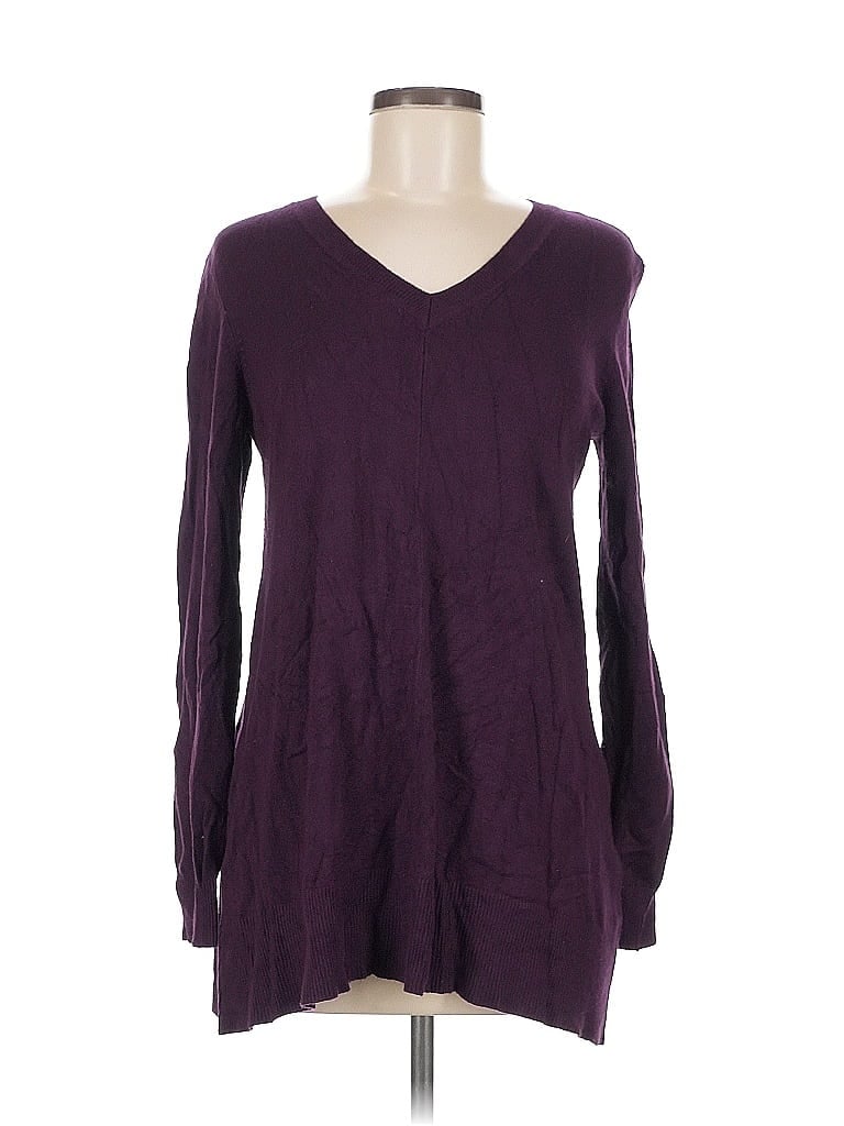 DKNY Jeans Purple Pullover Sweater Size M - photo 1