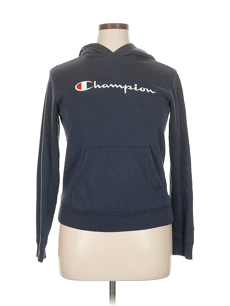 Pre-owned Champion Sweatshirt In Blue