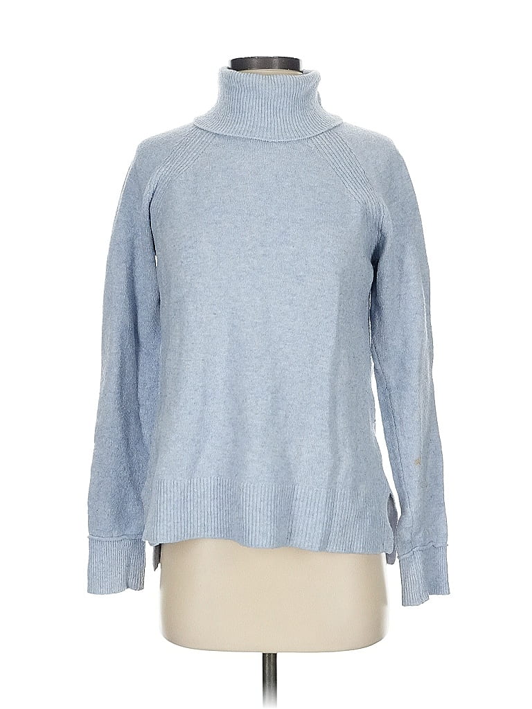 Pre-owned Tahari Turtleneck Sweater In Blue