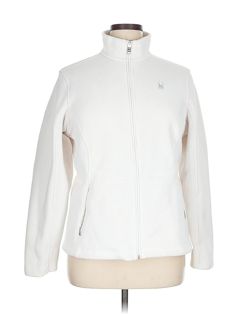 Spyder 100% Polyester White Sweatshirt Size XL - photo 1