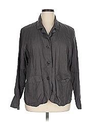 Flax 3/4 Sleeve Button Down Shirt