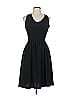 Giorgio Armani Solid Black Casual Dress Size 10 - photo 1