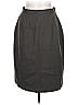 Alia Chevron-herringbone Gray Formal Skirt Size 12 - photo 1