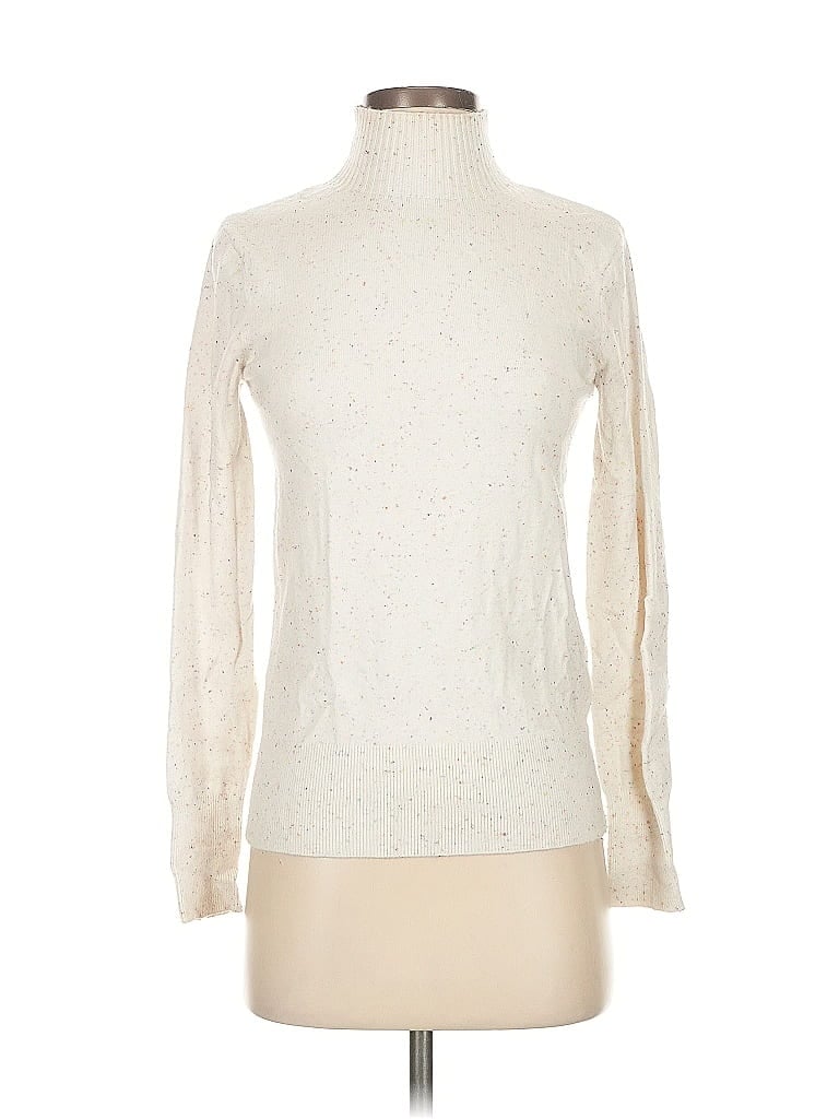 Pre-owned Premise Turtleneck Sweater In White