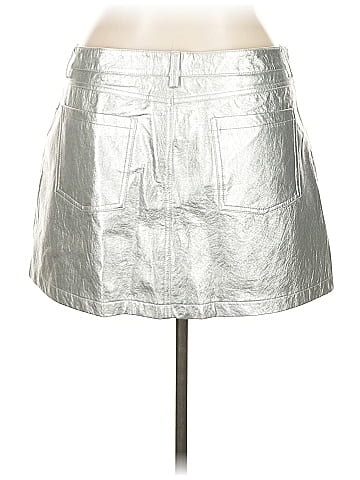 Miss Selfridge Faux Leather Skirt (view 2)