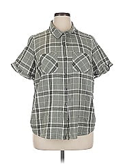 Cj Banks Short Sleeve Button Down Shirt