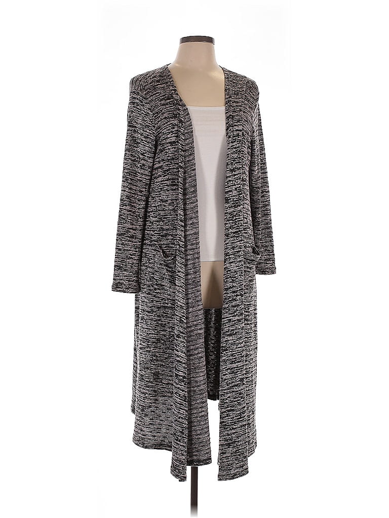 Pre-owned Lularoe Kimono In Gray