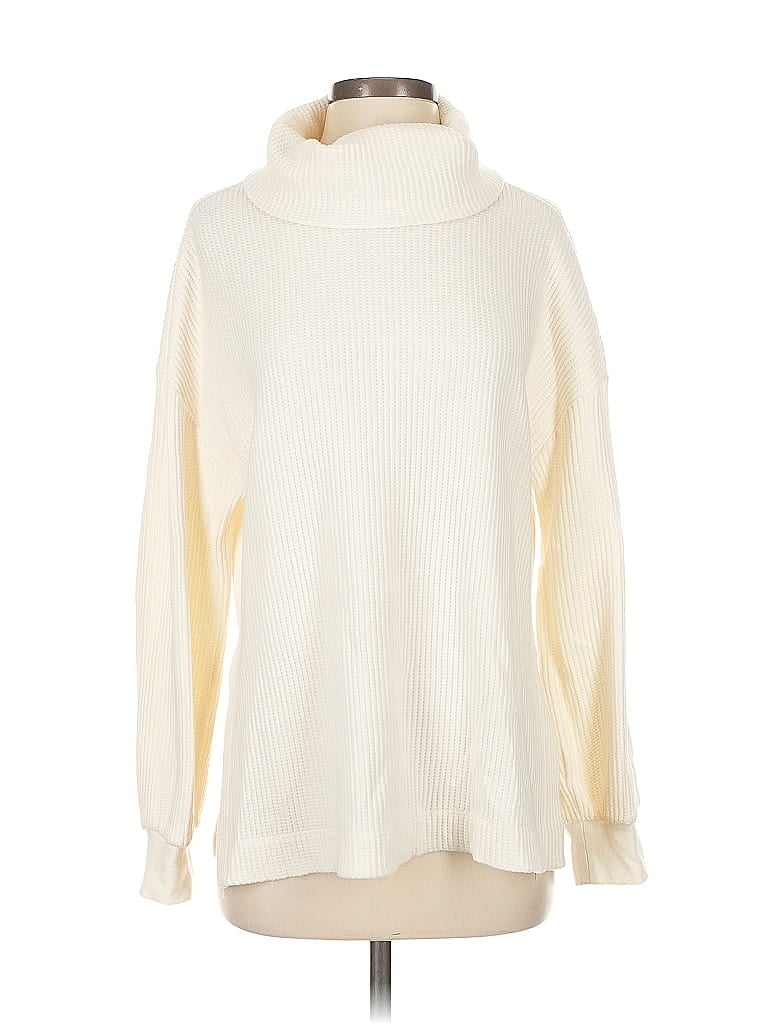 Pre-owned Gap Turtleneck Sweater In White