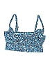 Derek Lam Tweed Blue Swimsuit Top Size M - photo 1