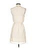 Lush 100% Polyester Solid Ivory Casual Dress Size XS - photo 2
