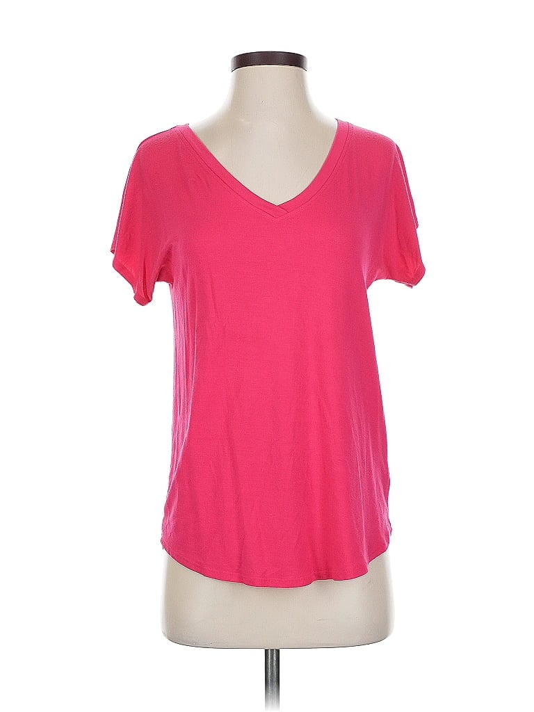 Pre-owned Max Studio Short Sleeve T-shirt In Pink