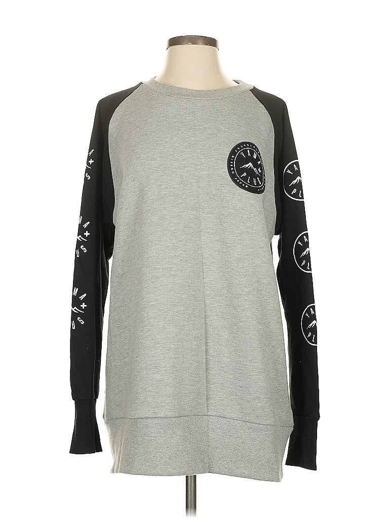 Pre-owned Assorted Brands Sweatshirt In Gray