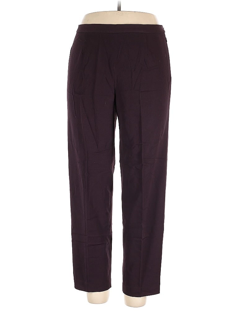 Click to view more detailed imagery on our partner's website Pre-owned Rafaella Dress Pants In Burgundy