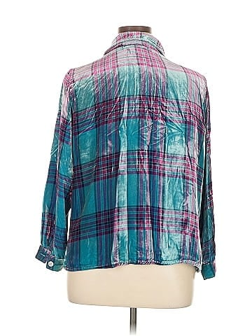 Soft Surroundings 3/4 Sleeve Button-Down Shirt (view 2)