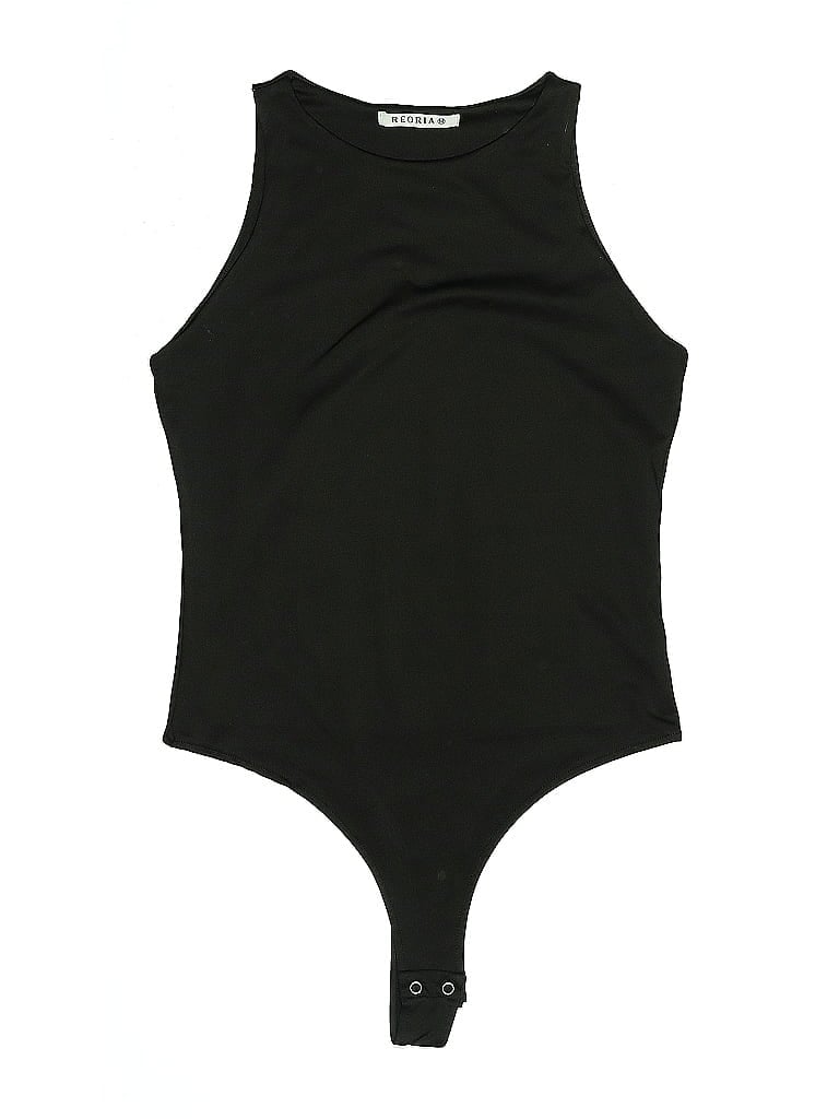 Pre-owned Reoria Bodysuit In Black