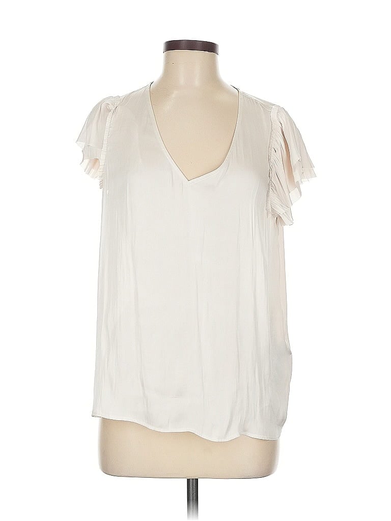 Pre-owned Banana Republic Sleeveless T-shirt In White