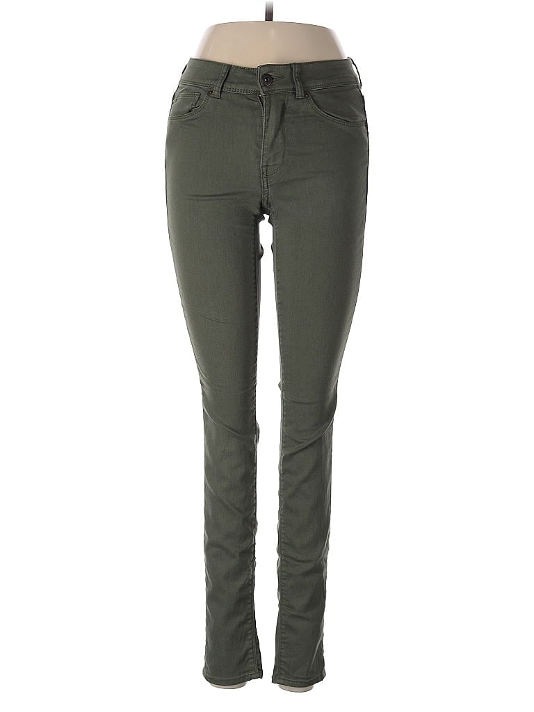 Pre-owned Divided By H&m Casual Pants In Green