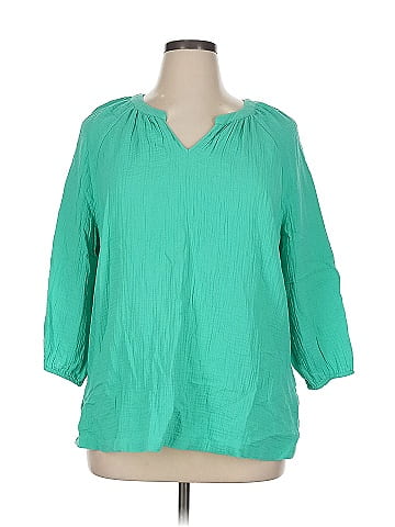 Soft Surroundings 3/4 Sleeve Blouse (view 1)