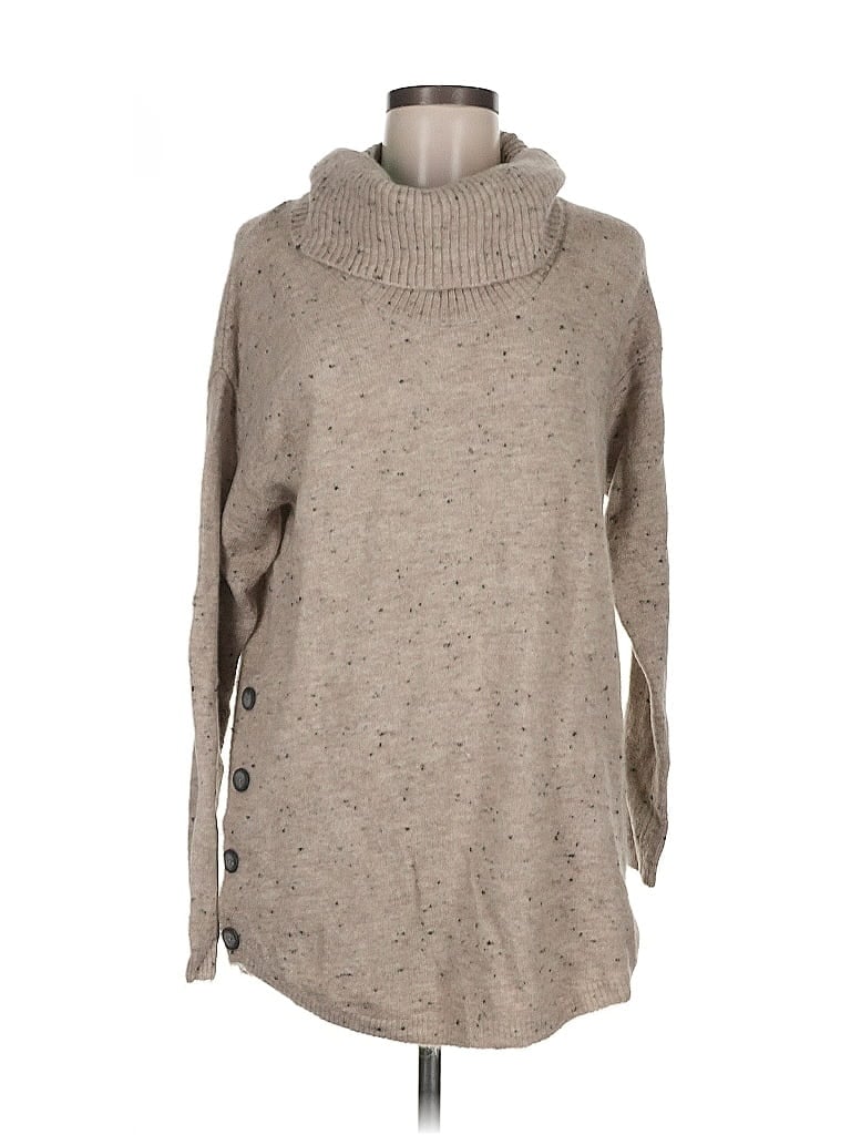 Fortune + Ivy Tan Turtleneck Sweater Size M - photo 1