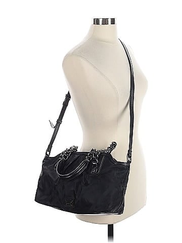 Burberry Nylon Tonal Check Torbitt Satchel (view 2)