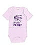Laughing Bear 100% Cotton Graphic Purple Short Sleeve Onesie Size 12-18 mo - photo 1