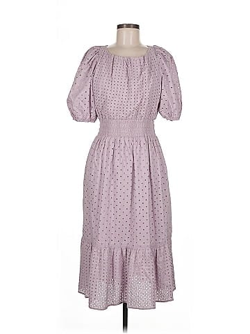 Self Contrast Casual Dress (view 1)