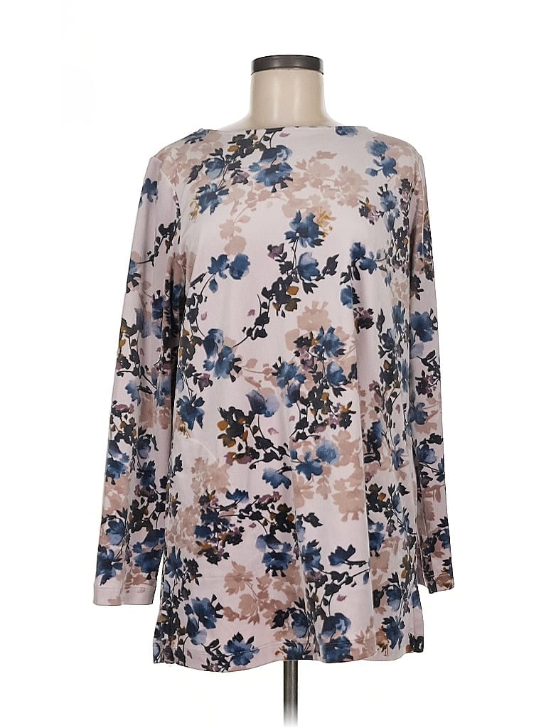 PUREJILL Pre-owned Long Sleeve Blouse In Brown