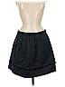 Mossimo Solid Black Casual Skirt Size 6 - photo 1