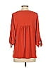 Akemi + Kin 100% Rayon Orange 3/4 Sleeve Blouse Size S - photo 2