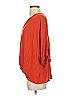 Akemi + Kin 100% Rayon Orange 3/4 Sleeve Blouse Size S - photo 4