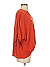 Akemi + Kin 100% Rayon Orange 3/4 Sleeve Blouse Size S - photo 3