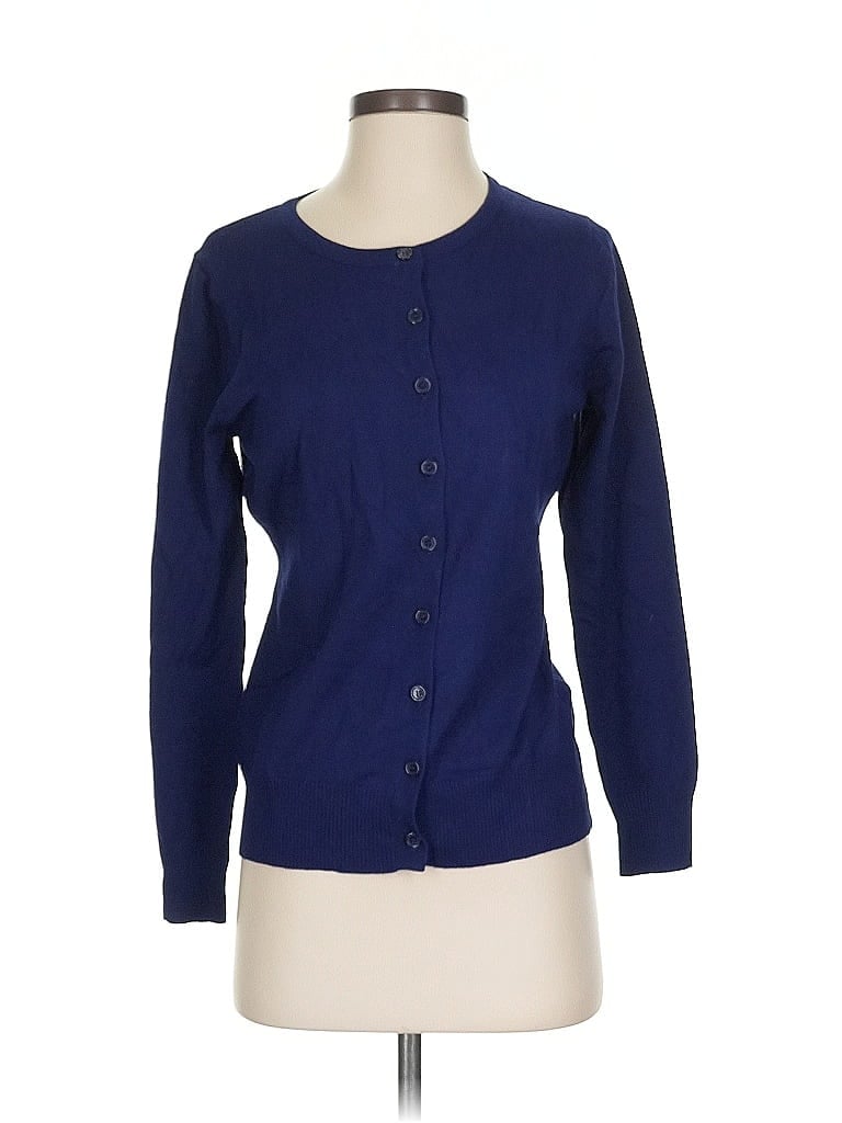 Pre-owned Unbranded Cardigan Sweater In Blue